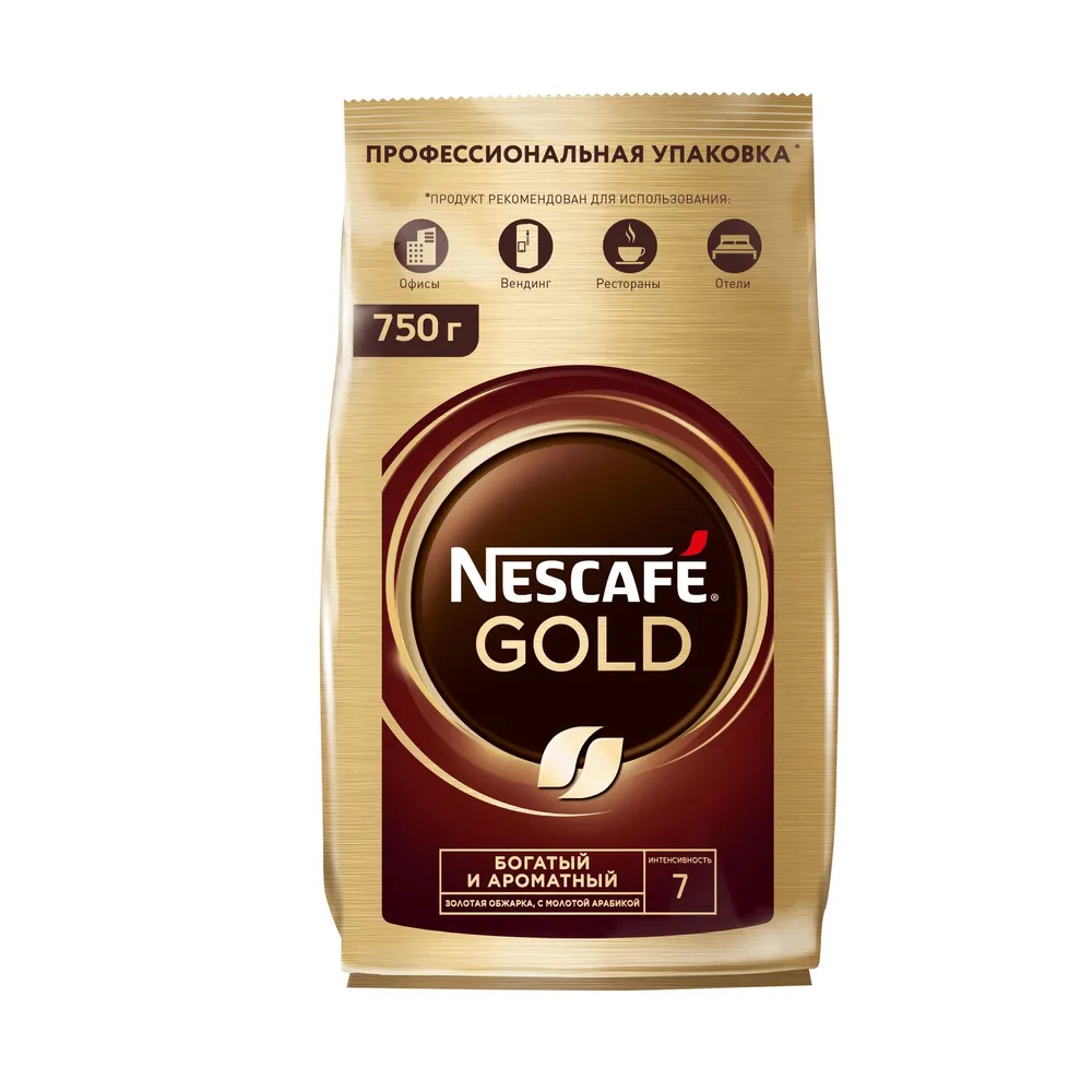 Кофе молотый Nescafe Gold 750 гр, Nescafe