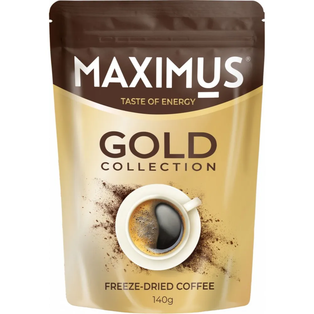 Кофе растворимый сублимированный Gold collection 140 г, Maximus