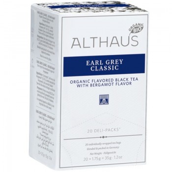Чай черный ароматизированный Earl Grey Classic(Эрл Грей Классик), 20x1,75г., Althaus