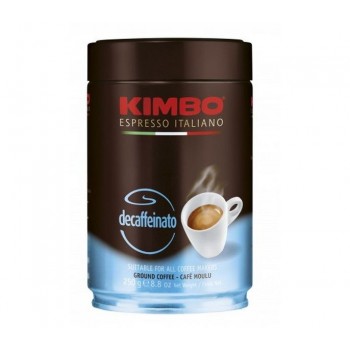 Кофе молотый Decaffinato, 250 г, ж/б, KIMBO
