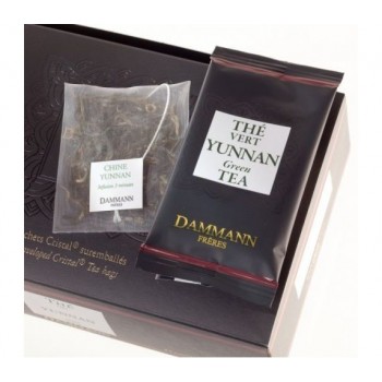 Чай зеленый The vert Yunnan / Зеленый Юннань, картонная коробка 2х24 шт., 48 г, Dammann