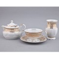 Подарочный набор чайный, фарфор,золото, коллекция Duo DeLuxe, Rudolf Kampf