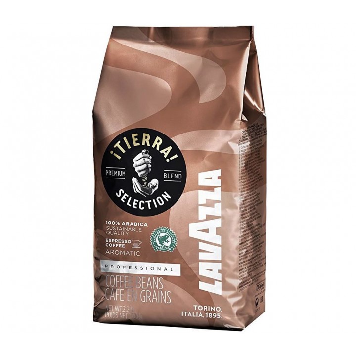 Кофе в зернах Lavazza Tierra, original, 100% арабика, вакуумный пакет с клапаном 1 кг, Lavazza