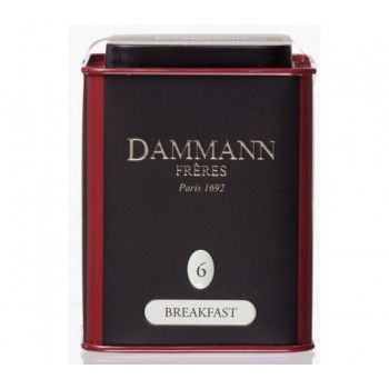 Чай черный №6 Завтрак, жестяная банка 100 г, Dammann