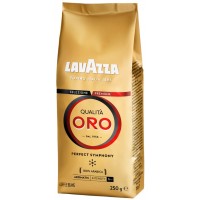 Кофе в зернах оригинальный Lavazza Qualita Oro, ORIGINAL product, 100% арабика, многослойный пакет с клапаном 250 г, Lavazza