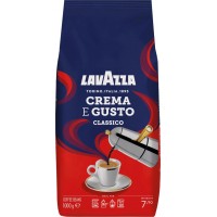 Кофе в зернах Crema e Gusto, вакуумная упаковка 1 кг, Lavazza