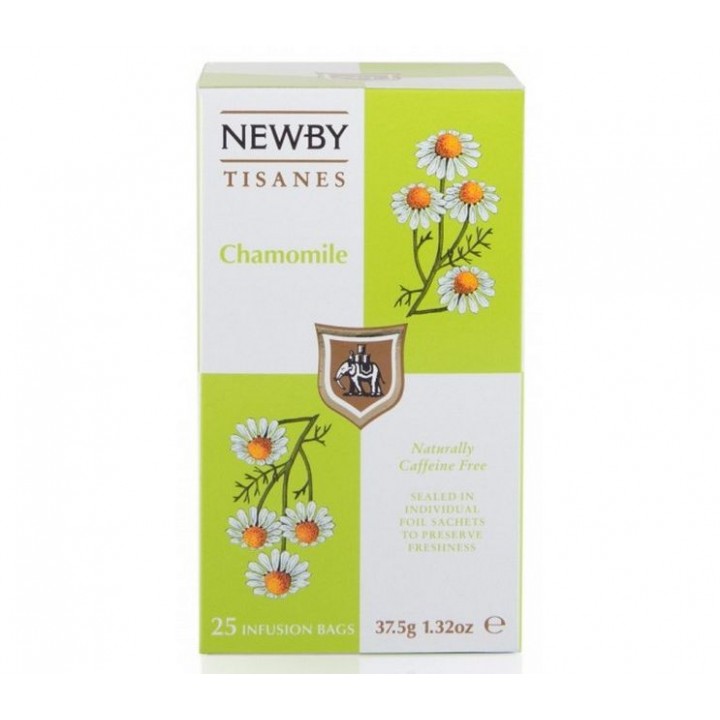 Чай травяной Цветы Ромашки, 25 пакетиков, Newby
