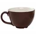 Чашка для капучино, 57 мл, коричневая, керамика, Cremaware