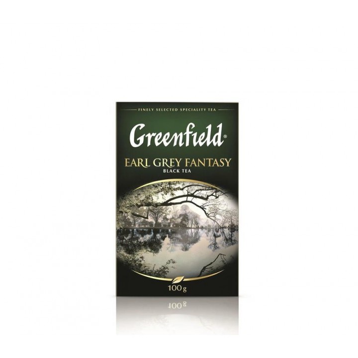 Чай черный Earl Grey Fantasy с бергамотом, 100 г, Greenfield