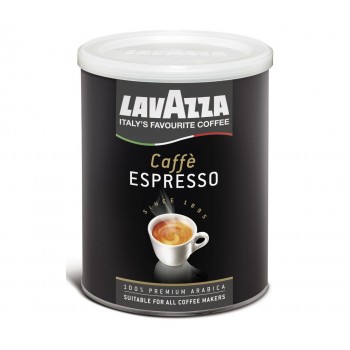 Молотый кофе Espresso, жестяная банка 250 г, Lavazza