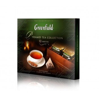 Чай ассорти Pyramid Tea Collection, 60 пирамидок, Greenfield