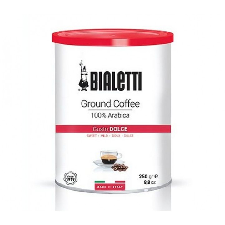 Кофе молотый Gusto Dolce, ж/б 250 г, Bialetti