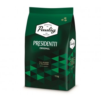 Кофе в зернах Presidentti Original, 1 кг, Paulig