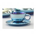 Сервиз чайный на 6 персон, 15 предметов, синий титан, фарфор, коллекция Maria-Theresa, Rudolf Kampf