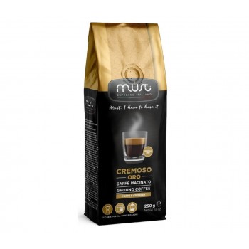 Кофе молотый Cremoso Oro, пакет 250 г, Must
