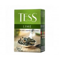 Чай зеленый листовой Lime с цедрой цитрусовых, 100 г, Tess