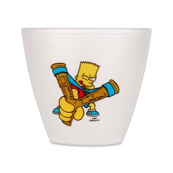 Набор стаканов Simpsons, 2 шт., белые, фарфор, BergHOFF
