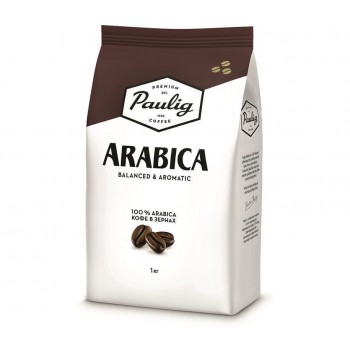 Кофе в зернах Arabica, 1 кг, Paulig