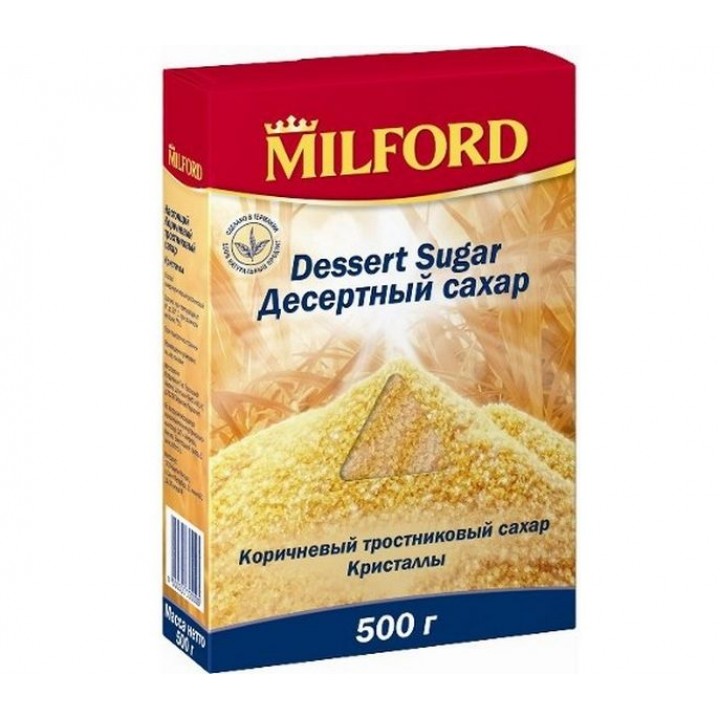 Десертный сахар Dessert Sugar, кристаллы, 500 г, Milford