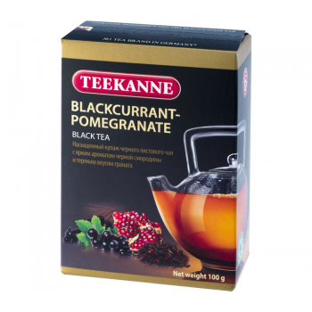 Чай черный Черная Смородина - Гранат, 100 г, TEEKANNE