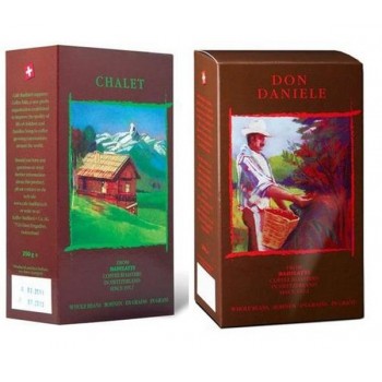 Подарочный набор кофе Дон Даниэль (зерно) + Шале (зерно), 2 х 250 г, Badilatti