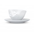 Чашка для кофе «Улыбка», белая, фарфор, Tassen