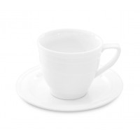 Чашка для кофе с блюдцем Hotel, 180 мл, фарфор, BergHOFF