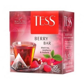 Чай черный ароматизированный Berry Bar, 20 пирамидок, Tess