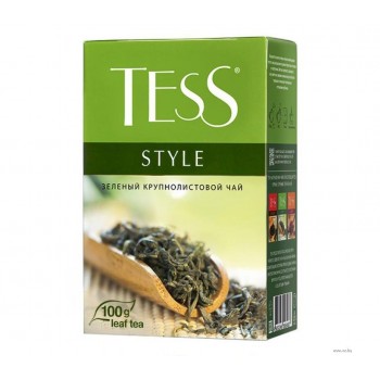 Чай зеленый листовой Style, 100 г, Tess