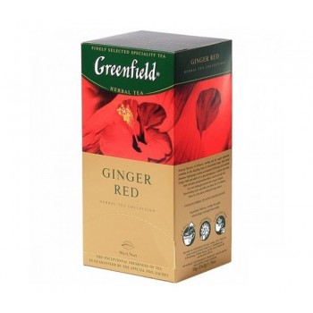 Чай фруктовый Ginger Red, 25 пакетиков, Greenfield