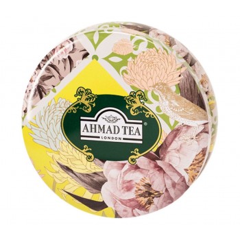 Зеленый чай Spring Mint/Весенняя мята, жестяная банка круглая 100 г, AHMAD TEA