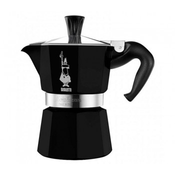 Гейзерная кофеварка MOKA EXPRESS на 3 чашки 180 мл, черная, алюминий, Bialetti
