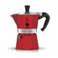Гейзерная кофеварка MOKA EXPRESS на 6 чашек 300 мл, красная, алюминий, Bialetti