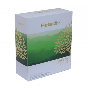 Чай зеленый GREEN TEA, 100 пакетиков, Heladiv