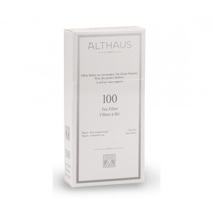 Одноразовый чайный фильтр, 100 шт., Althaus
