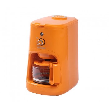Капельная кофеварка со встроенной кофемолкой CM0400G/OR, оранжевая, Oursson