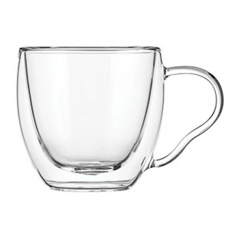 Чашка кофейная Thermic Glass с двойными стенками, 100 мл, стекло, Bredemeijer