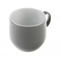 Чашка чайная 220 мл, серая, фарфор, коллекция Yaka gris, La Maree