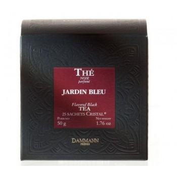 Чай черный ароматизированный Jardin Bleu «Голубой Сад», картонная коробка 2х25 шт., 50 г, Dammann