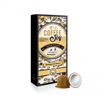 Кофе в капсулах CJ Французская ваниль, 85% Арабика / 15% Робуста, 10 шт., Coffee Joy
