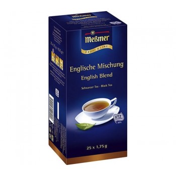 Чай черный пакетированный Английская смесь, 25х1.75 г, Messmer