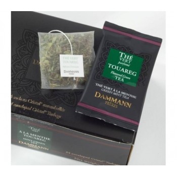 Чай зеленый The Vert a la Menthe Touareg «Зеленый чай с мятой», картонная коробка 2х24 шт., 48 г, Damman