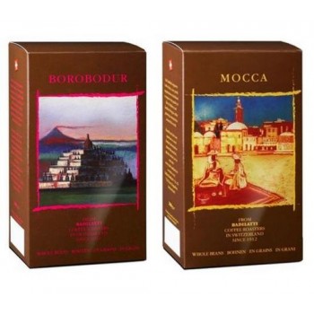 Подарочный набор кофе Борободур (молотый) + Мокка (молотый), 2 х 250 г, Badilatti