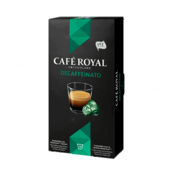 Кофе в капсулах Decaffeinato без кофеина(для Nespresso), 10 шт., Cafe Royal