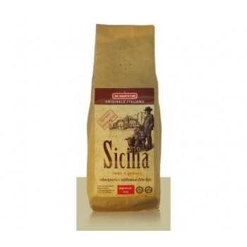 Кофе в зернах Sicilia, 80% Арабика / 20% Робуста, свежей обжарки, 250 г, Di Maestri