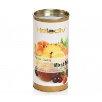 Чай черный листовой в тубе MIXED FRUIT, 100 г, Heladiv