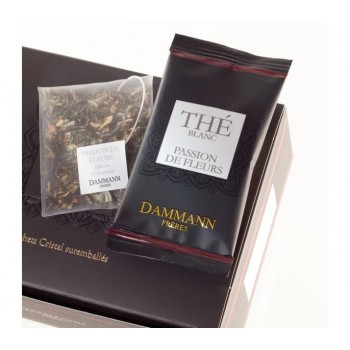 Чай белый ароматизированный Цветочная Страсть, картонная коробка 2х24 шт., 48 г, Dammann