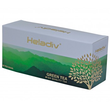 Чай зеленый Green Tea, 25 пакетиков, Heladiv