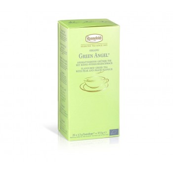 Чай зеленый с натуральными ароматизаторами Teavelope Зеленый Ангел, 25 шт. х 1,5 г, Ronnefeldt