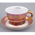Сервиз чайный с чайником 1.2 л, розовый, фарфор, коллекция Kelt, Rudolf Kampf